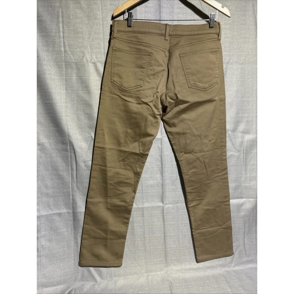 Banana Republic Men's 5 Pocket Pant Stretch‎ Cotton Slim Straight Fit TAN 30x30